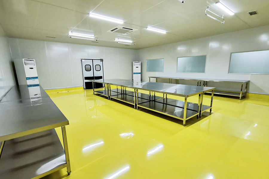 Atelier de producție pentru purificarea alimentelor