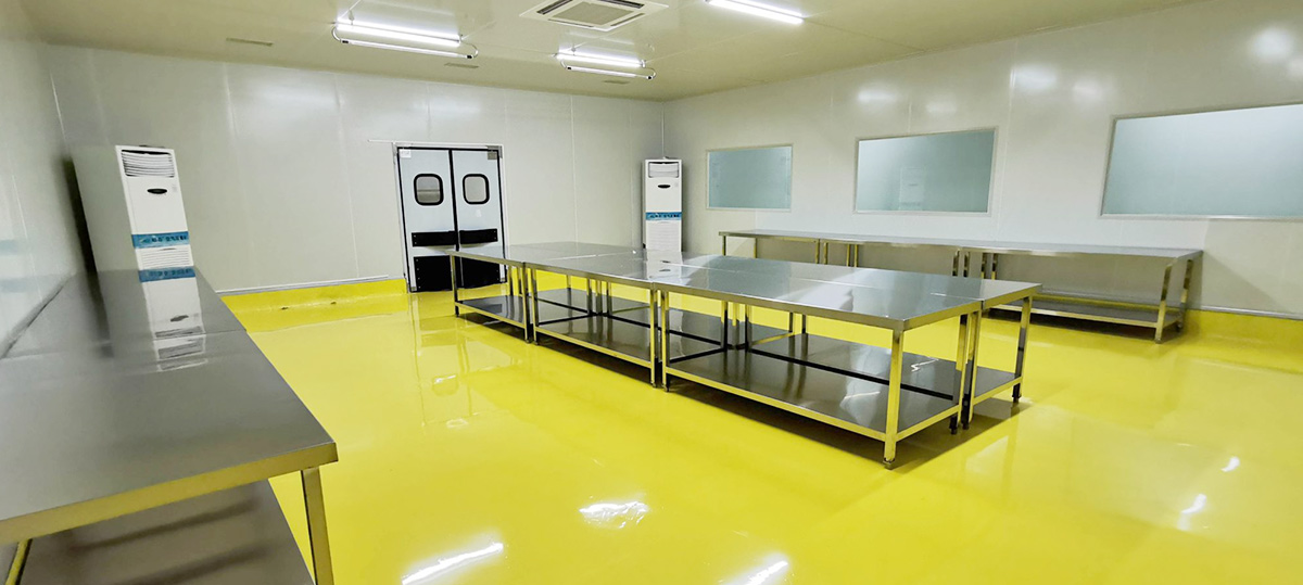 Atelier de producție pentru purificarea alimentelor